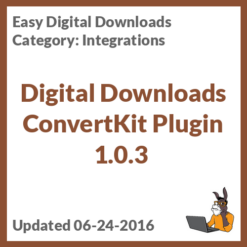 Digital Downloads ConvertKit Plugin 1.0.3