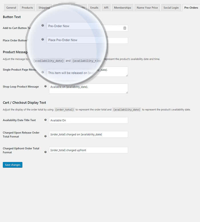 WooCommerce Pre Orders