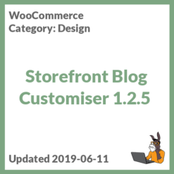 Storefront Blog Customiser 1.2.5