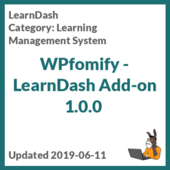 WPfomify - LearnDash Add-on 1.0.0