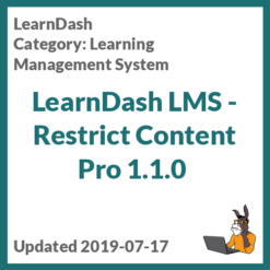 LearnDash LMS - Restrict Content Pro 1.1.0