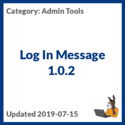 Log In Message 1.0.2