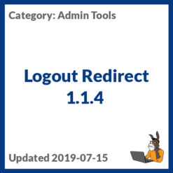 Logout Redirect 1.1.4