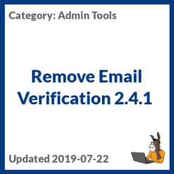 Remove Email Verification 2.4.1