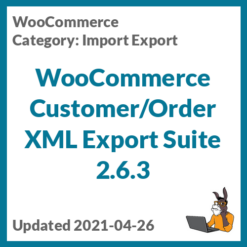 WooCommerce Customer/Order XML Export Suite