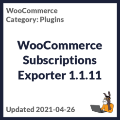 WooCommerce Subscriptions Exporter