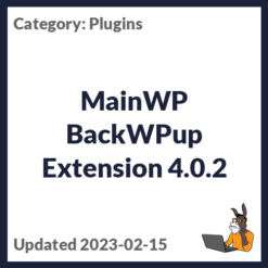 MainWP BackWPup Extension