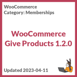 WooCommerce Give Products