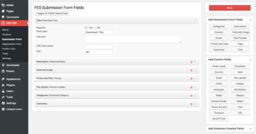Easy Digital Downloads - Frontend Submissions 2.6.9 - Image 3