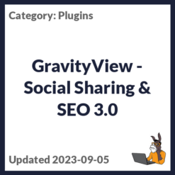 GravityView - Social Sharing & SEO