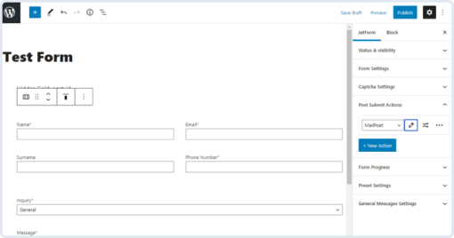 JetFormBuilder MailPoet Action 1.0.6 - Image 8