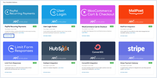 JetFormBuilder PayPal Recurring payments 1.1.2 - Image 2