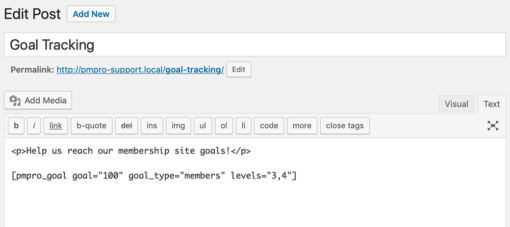 Paid Memberships Pro - Goal Progress Bar Add On 1.2 - Image 2