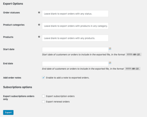 WooCommerce Customer/Order/Coupon Export 5.5.3 - Image 2