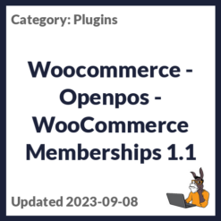 Woocommerce - Openpos - WooCommerce Memberships