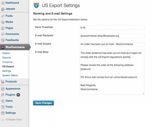 WooCommerce US Export 1.0.7 - Image 2