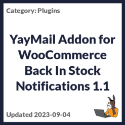 YayMail Addon for WooCommerce Back In Stock Notifications