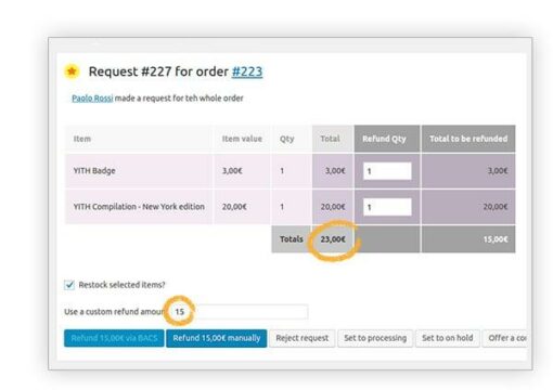 YITH Advanced Refund System for WooCommerce Premium 1.34.0 - Image 2