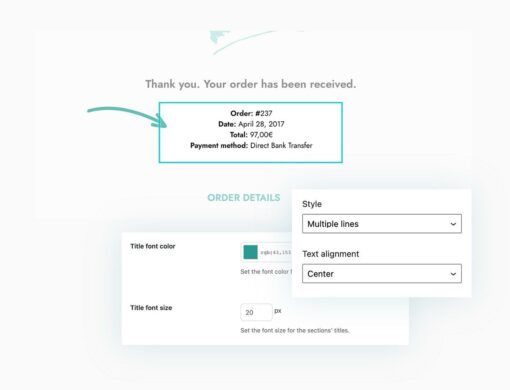 YITH Custom Thank You Page for WooCommerce Premium 3.7.0 - Image 2