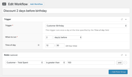 AutomateWoo - Birthdays Add-on 1.3.41 - Image 3