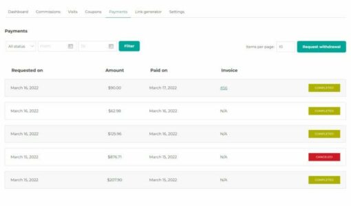 YITH WooCommerce Affiliates Premium 3.5.0 - Image 37