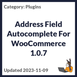 Address Field Autocomplete For WooCommerce