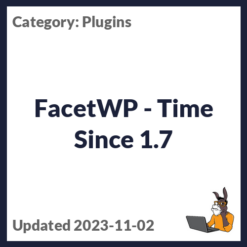 FacetWP - Time Since