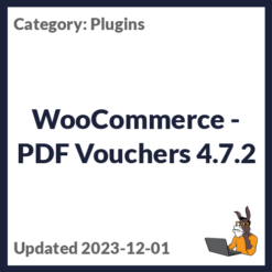 WooCommerce - PDF Vouchers