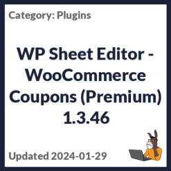 WP Sheet Editor - WooCommerce Coupons (Premium)