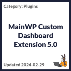 MainWP Custom Dashboard Extension