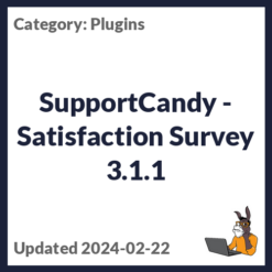 SupportCandy - Satisfaction Survey