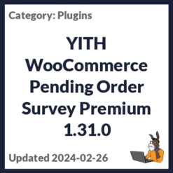 YITH WooCommerce Pending Order Survey Premium