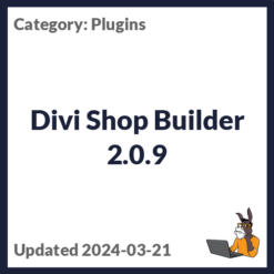 Divi Shop Builder