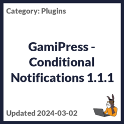 GamiPress - Conditional Notifications