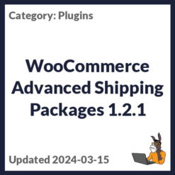 WooCommerce Advanced Shipping Packages