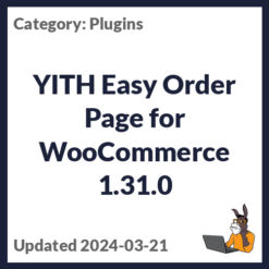 YITH Easy Order Page for WooCommerce