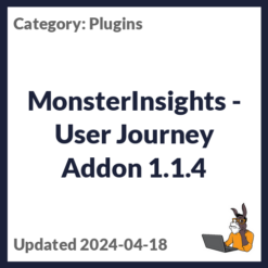 MonsterInsights - User Journey Addon