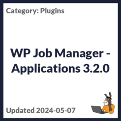 WP Job Manager - Applications