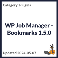 WP Job Manager - Bookmarks
