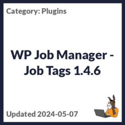 WP Job Manager - Job Tags