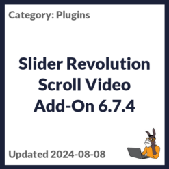Slider Revolution Scroll Video Add-On