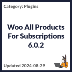 Woo All Products For Subscriptions