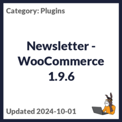 Newsletter - WooCommerce