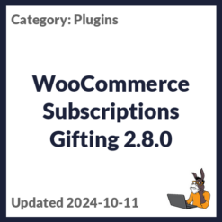 WooCommerce Subscriptions Gifting