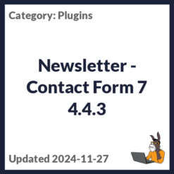 Newsletter - Contact Form 7