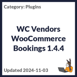 WC Vendors WooCommerce Bookings