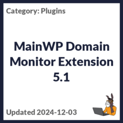 MainWP Domain Monitor Extension
