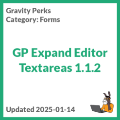 GP Expand Editor Textareas