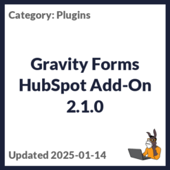 Gravity Forms HubSpot Add-On