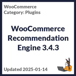 WooCommerce Recommendation Engine